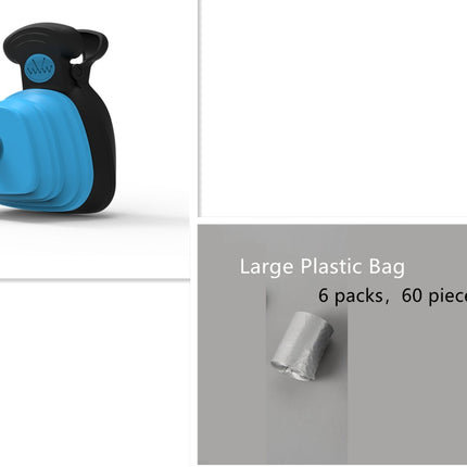 Pet Dog Poop Bag Dispenser Travel Foldable Poop Spoon
