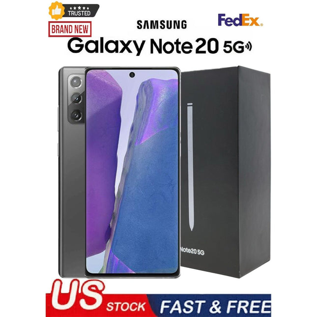 Samsung Galaxy Note 20 5G (N981U1) – Mystic Gray – 128GB – Factory Unlocked Smartphone for All Carriers (GSM & CDMA)