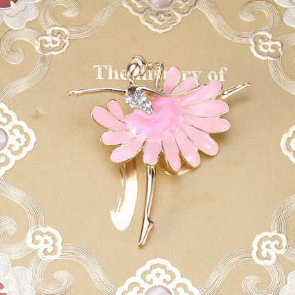New Alloy Ballet Girl Brooch Accessories
