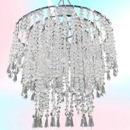 Essential Party Wedding Decorations: Creative Lightless Hanging Chandelier for Birthday and Ball Scenes