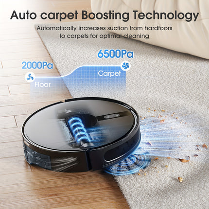 Lubluelu B40 Plus Robot Vacuum And Mop, with 3.0L Self Emptying Station No Cleanup for Up to 70 Days