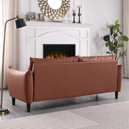 Sofa  Medieval Modern Style, Curly Armrests, Deep Seat Design, Fluffy and Comfortable