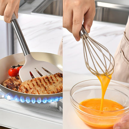 17pcs,Silicone Cooking Utensil Set, Heat Resistant Silicone Cooking Kitchen Utensils Set, Non-stick