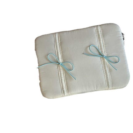 Tablet PC Bag Elastic Lace Bow Laptop Sleeve