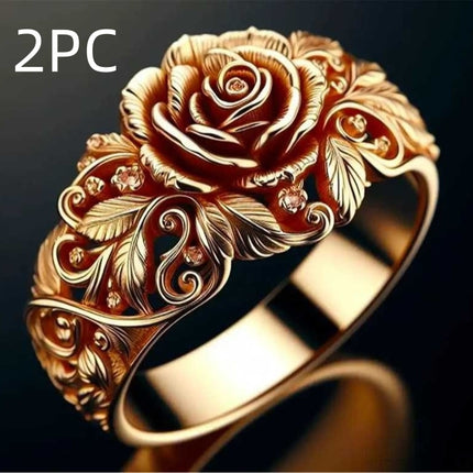 Fashion Rose Women's Metal Ring