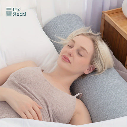 One Piece of Semi-Circular Body Pillow for Sofas, a Protective Sponge Bed Rail, And an Anti-Fall Safety Rail.