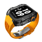 Transparent Black Orange / Fluororubber 44or45mm