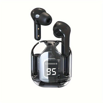 Wireless Headphones - Colorful Sports Game Music Companion with LED Digital Power Display