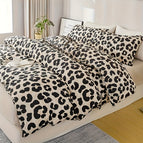Leopard-Coffee / 229cm*229cm
