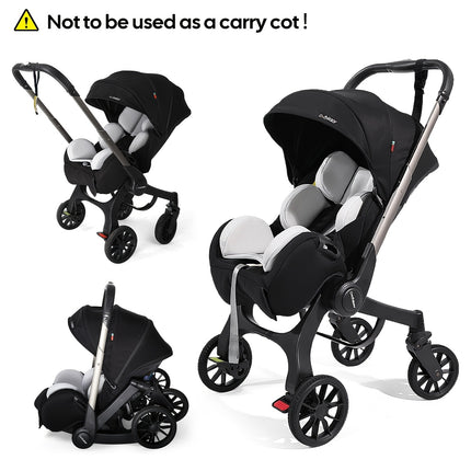 Baby Stroller, Featuring a Sturdy Metal Frame And Soft Fabric, Is Foldable And Can Be Used in Both
