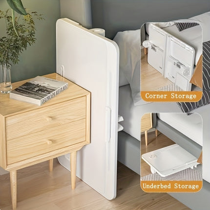 Foldable Laptop Stand For Bed Tables, Adjustable Portable Laptop Bed Tray Table, Used For Eating