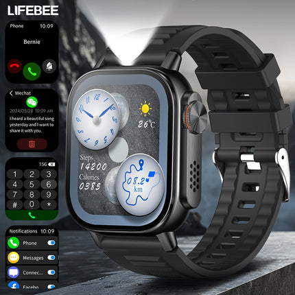 Smart Watch Full Screen Smartwatch Wireless Calling with Automatic Motion Recognition 100+ Sports