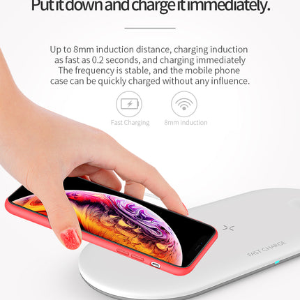 Compatible with Apple, Mobile phone desktop wireless charging three-in-one iwatch charger