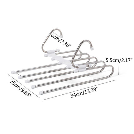 Folding pants hanger