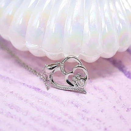 Women's Personalized Cat's Paw Love Necklace