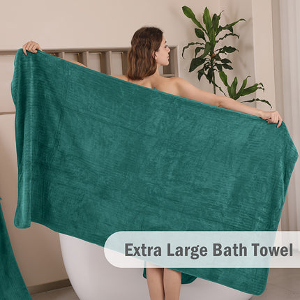 4 Pack Oversized Bath Towels Set, 35"x70" Extra Large Towel Microfiber