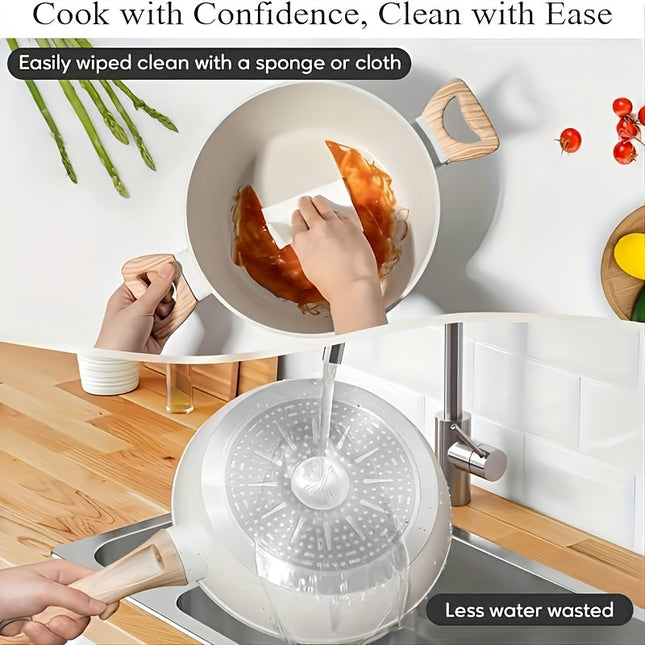 Cookware Set with Detachable Handle, Aluminum Alloy Kitchen Pots and Pans Set for Induction,