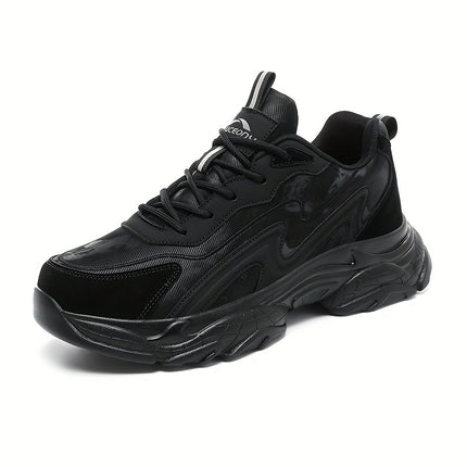 Men's Casual Athletic Sneakers - Lightweight, Breathable Running Shoes with Soft PU Sole
