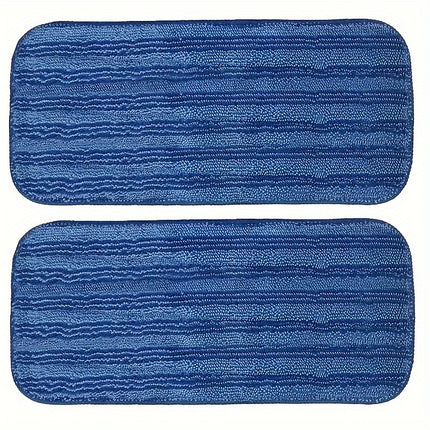 Mop Pads Reusable, Strong Absorption, Pet Hair Pickup, Dust and Dirt Grips, Cleaning Accessories, 2 Pack
