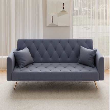 Sofa, American Retro Velvet, Suitable for Small Living Room, Bedroom, Office