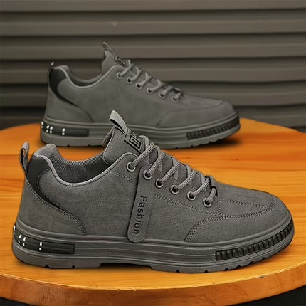 Men's Heavy-Duty All-Terrain Hiking Boots  -Slip Windproof Rugged PVC Sole, Thick Traction Tread,