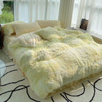 Yellow And white / 120cm Bed