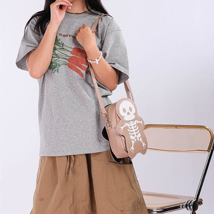 HalloweenShoulder Bag Girls Fashion Funny Cute Messenger Crossbody Bags