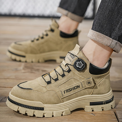 Urban Street Fashion Rotating Buckle Design Outdoor Casual Sneakers, Comfortable