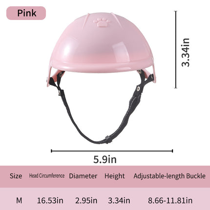Pet Helmet New Pink Dog Cat Motorcycle Pet Dog Motorbike Sport Outdoor Pet Accessory Headwear