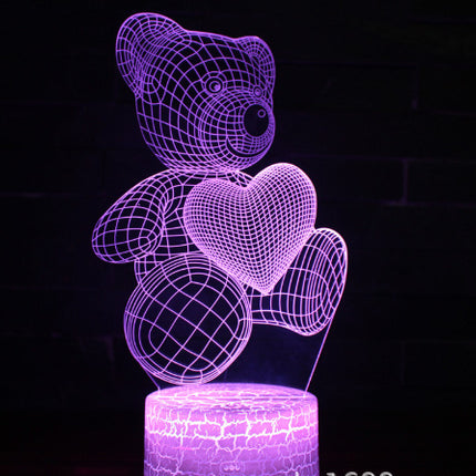 3D Lamp Acrylic USB LED Night Lights Neon Sign Lamp Xmas Christmas Decorations For Home Bedroom Birthday Decor Valentines Day Gifts