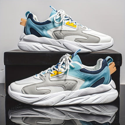 Men's Trendy Color Matching Shock Absorption Shoes