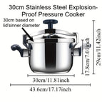 30cm 13L Stainless Steel High Quality Pressure Cooker