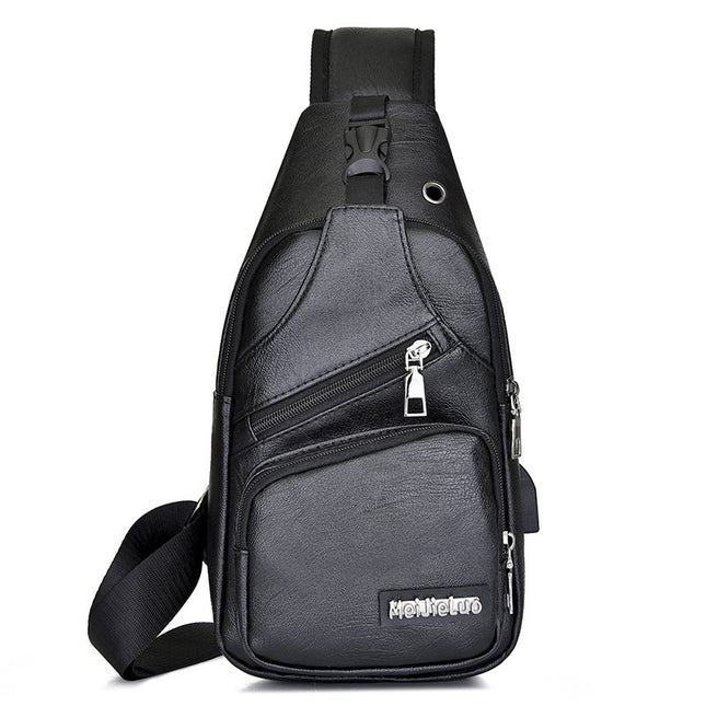 Men's Casual One Shoulder Messenger Waist Bag