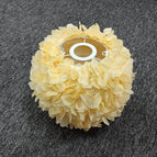 Yellow Everlasting Flower Lampshade 200mm Spherical