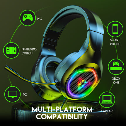 USB Gaming Headphones For PC - 7.1/5.1 Surround Sound, Microphone, Ultra