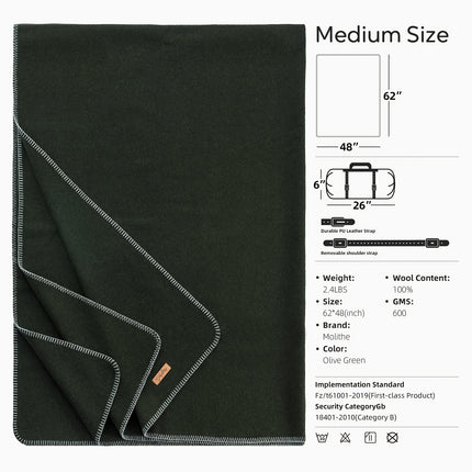 62" x 86" Vintage Geometric Blanket - 100% Washable, All-Season, Hypoallergenic,