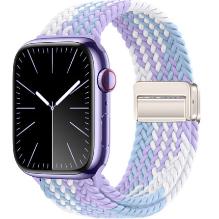 Magnetic Buckle Woven Loop Integrated Strap