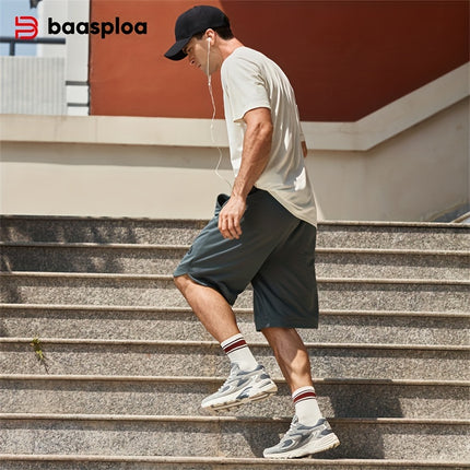 Men'S Stylish Retro Thick Shoes, Comfortable Non-Slip Lace-Up Soft Sole Activities for Men