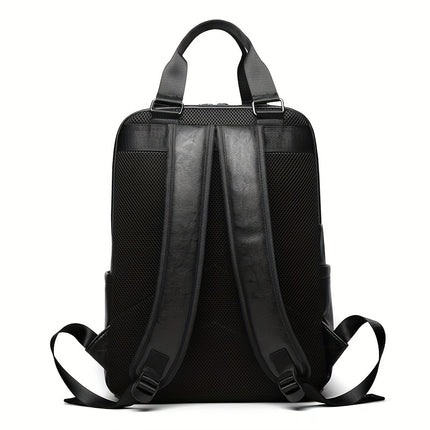 Unisex Casual Backpack - Large Capacity, Lightweight, Adjustable Straps, Zip Closure,