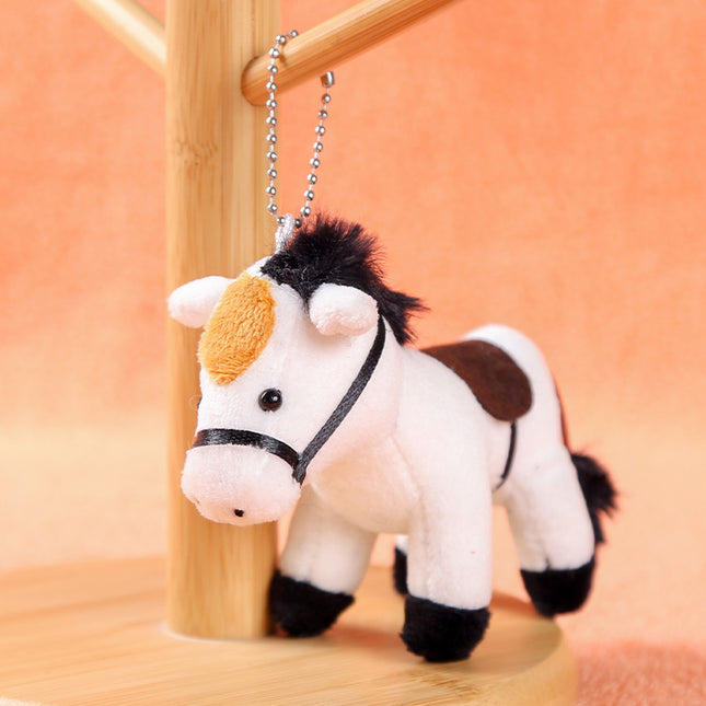 Simulated Pony Plush Toy Pendant