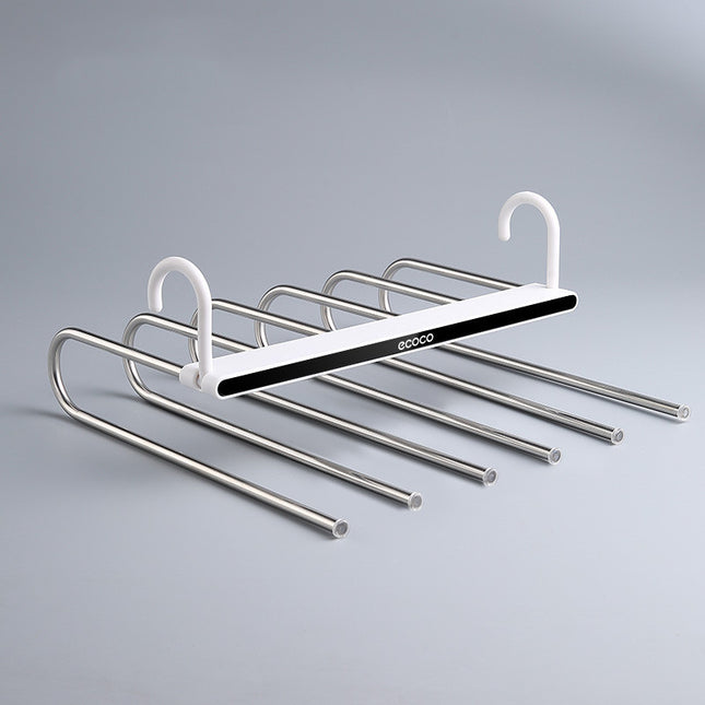 Foldable Trouser Hanger, Retractable Multi-layer Trouser Hanger