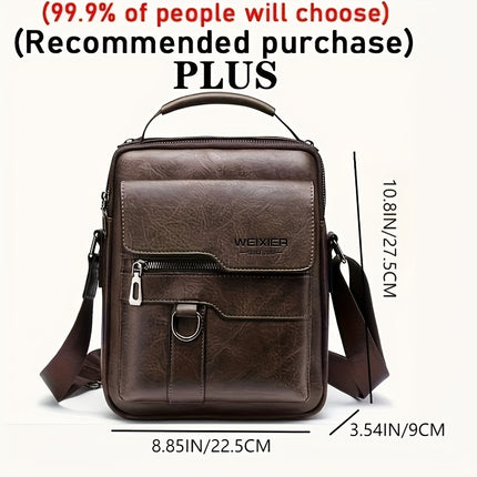 Fashionable High-End Vintage Shoulder Bag, Vertical Business Versatile Casual Crossbody