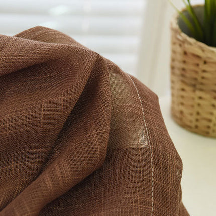 Fashionable cotton and linen curtains