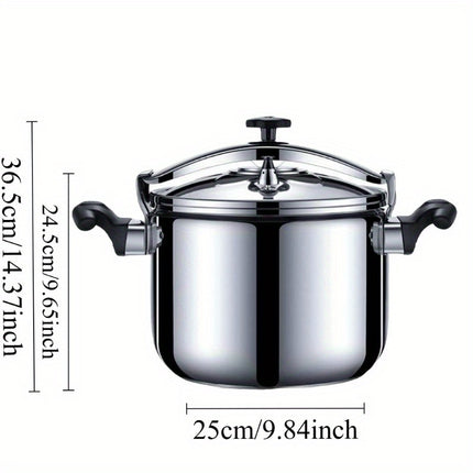 Stainless Steel High Quality Pressure Cooker with Rotating Lid & 5-Layer Safety System