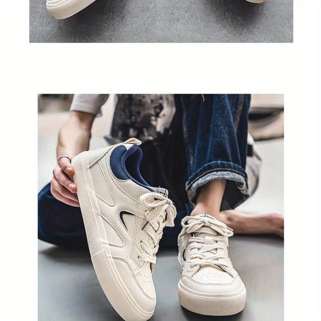 New Style White Sneakers - Men'S and Women'S Casual Skate Shoes for Leisure and Sports, Trendy Shoes Men'S Shoes
