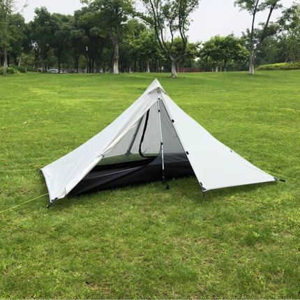 Portable camping pyramid tent single outdoor equipment camping supplies
