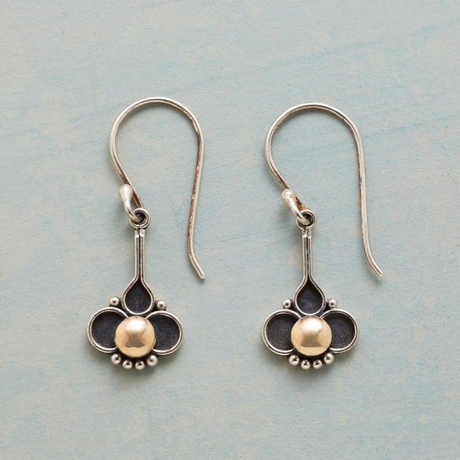 Women's Vintage Moonstone Heart-shaped Earrings