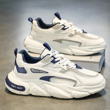 Breathable-Odor Soft Sole, Tall Versatile Casual Sneakers, Spring Fall Daily Commute Wear