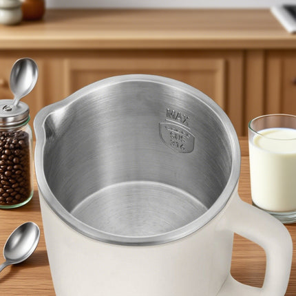 Portable Small Folding Kettle 304 Stainless Steel Electric Kettle Boiler, Plug Powered, 120V Operating Voltage