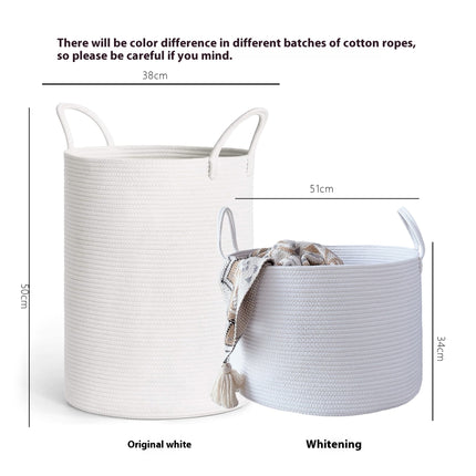 Cotton String Woven Storage Basket Storage Basket